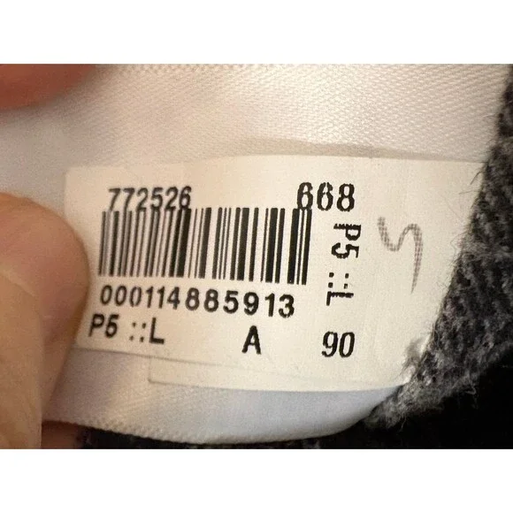 Banana Republic Plaid Flannel Organic Cotton Shirt Shacket Granola Cottagecore L - Picture 9 of 9